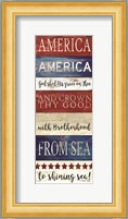 America God Shed His Grace on Thee Fine Art Print