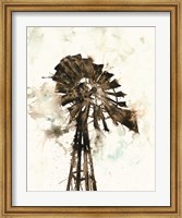 Watercolor Windmill Fine Art Print