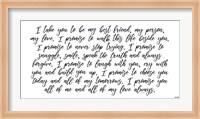 My Vow to You Fine Art Print