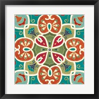 Folk Floral VI Framed Print