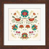 Folk Floral II Fine Art Print