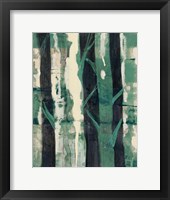 Deep Woods I Emerald Crop Fine Art Print