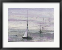 Ice Sailing Purple Crop Fine Art Print