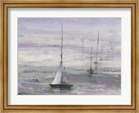 Ice Sailing Purple Crop Fine Art Print