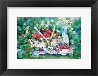 Strawberry Picnic Fine Art Print