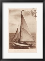 Vintage Sailing II Sepia Fine Art Print