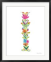 Floral Alphabet Letter IX Fine Art Print
