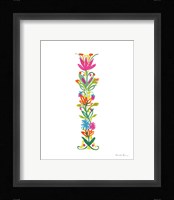 Floral Alphabet Letter IX Fine Art Print