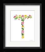 Floral Alphabet Letter XX Fine Art Print