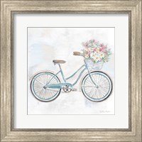 Vintage Bike With Flower Basket I Fine Art Print