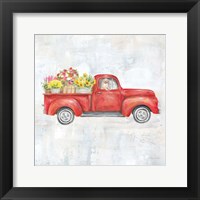 Vintage Red Truck Fine Art Print