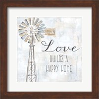 Windmill Love Sentiment Fine Art Print