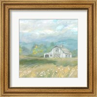 Country Meadow Farmhouse Fine Art Print