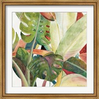 Tropical Lush Garden square I Fine Art Print