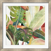 Tropical Lush Garden square I Fine Art Print