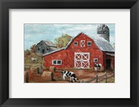 Red Country Barn Fine Art Print