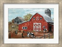 Red Country Barn Fine Art Print