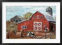 Red Country Barn Fine Art Print