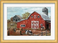 Red Country Barn Fine Art Print