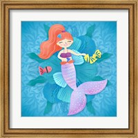 Mermaid Red Hair Fine Art Print