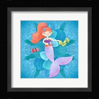 Mermaid Red Hair Fine Art Print