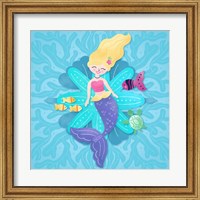 Mermaid Blonde Hair Fine Art Print