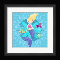 Mermaid Blonde Hair Fine Art Print