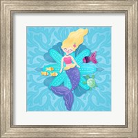 Mermaid Blonde Hair Fine Art Print