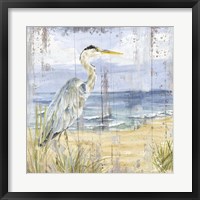 Birds of the Coast Rustic I Fine Art Print