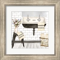 Farmhouse Bath II Sink Fine Art Print