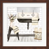 Farmhouse Bath II Sink Fine Art Print