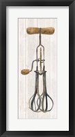Vintage Kitchen Egg Beater Framed Print