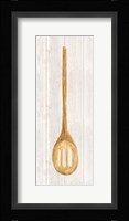 Vintage Kitchen Wooden Spoon Framed Print
