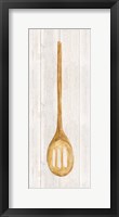 Vintage Kitchen Wooden Spoon Framed Print
