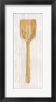 Vintage Kitchen Wooden Spatula Framed Print