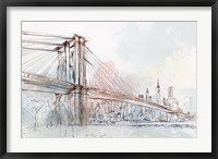 Blushing Brooklyn Bridge Fine Art Print