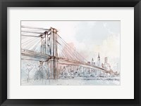Blushing Brooklyn Bridge Fine Art Print