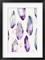 Purple Gemstones I Fine Art Print