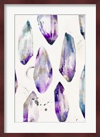 Purple Gemstones I Fine Art Print