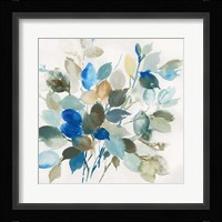 Blue Leaves I Fine Art Print