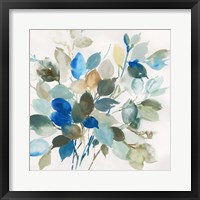 Blue Leaves I Fine Art Print