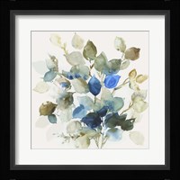 Blue Leaves II Fine Art Print