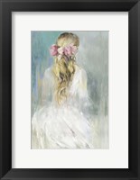Girl in White Dress Fine Art Print