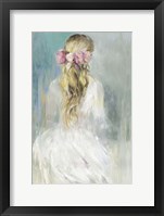 Girl in White Dress Fine Art Print