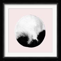 New Moon I Blush Framed Print