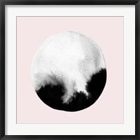 New Moon I Blush Framed Print