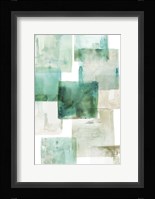 Aperture I Green Framed Print