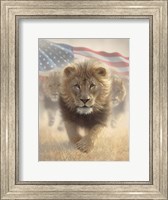 Running Lions America Fine Art Print