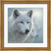 Arctic Wolves - Whiteout Fine Art Print