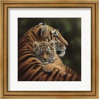 Tiger Mother and Cub - Cherished Fine Art Print